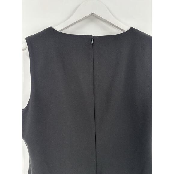 Tommy Hilfiger Dress Womens 18 Black Sleeveless Studded Sheath Stretchy Zip Up - Picture 8 of 16